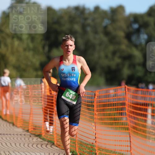 07.09.2025 - 19. Norderstedt Triathlon Michael Strokosch http://msf.ph/oto/8754704 07.09.2025 10:40:51 Laufen 649 meine-sportfotos.de
