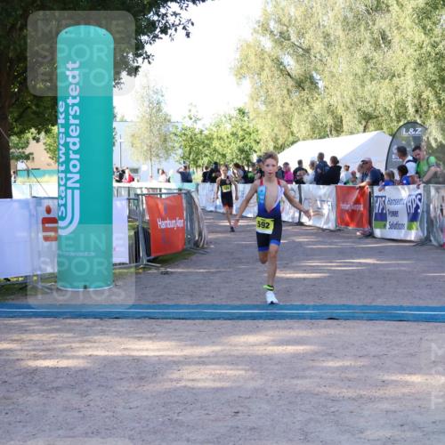07.09.2025 - 19. Norderstedt Triathlon Zöllner http://msf.ph/oto/8770979 07.09.2025 09:48:56 Ziel 592, 629 meine-sportfotos.de