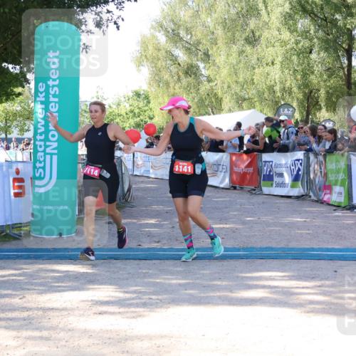 07.09.2025 - 19. Norderstedt Triathlon Zöllner http://msf.ph/oto/8772780 07.09.2025 10:52:20 Ziel 667, 1114, 1141 meine-sportfotos.de