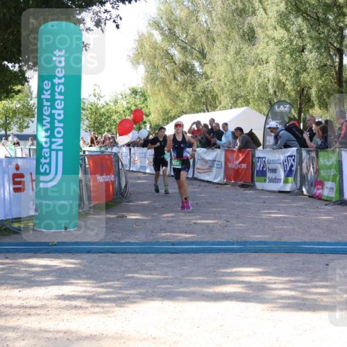 07.09.2025 - 19. Norderstedt Triathlon Zöllner http://msf.ph/oto/8773240 07.09.2025 10:55:57 Ziel 134, 637, 661, 680 meine-sportfotos.de