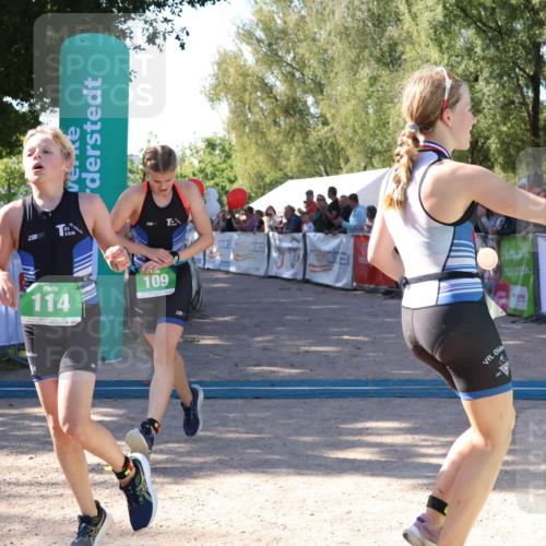 07.09.2025 - 19. Norderstedt Triathlon Zöllner http://msf.ph/oto/8773412 07.09.2025 10:56:28 Ziel 109, 114, 1150 meine-sportfotos.de