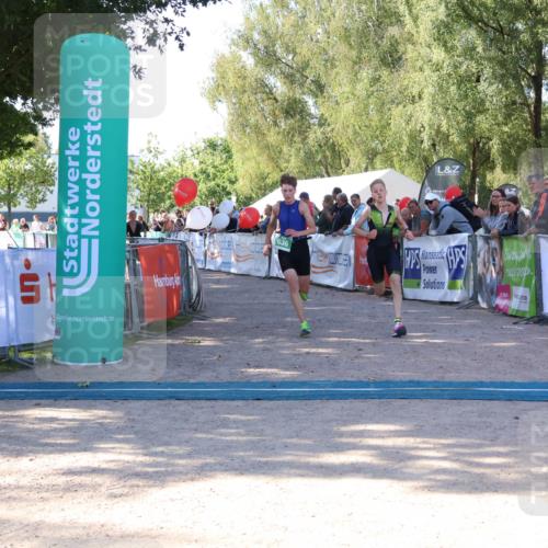 07.09.2025 - 19. Norderstedt Triathlon Zöllner http://msf.ph/oto/8773618 07.09.2025 10:57:32 Ziel 58, 126, 636 meine-sportfotos.de