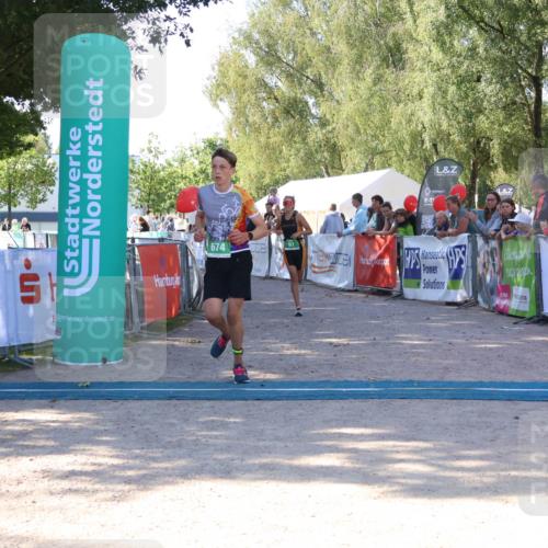 07.09.2025 - 19. Norderstedt Triathlon Zöllner http://msf.ph/oto/8774181 07.09.2025 11:00:29 Ziel 91, 674, 683 meine-sportfotos.de