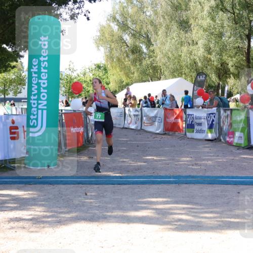 07.09.2025 - 19. Norderstedt Triathlon Zöllner http://msf.ph/oto/8774489 07.09.2025 11:02:25 Ziel 77 meine-sportfotos.de