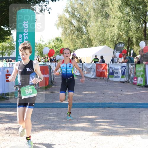 07.09.2025 - 19. Norderstedt Triathlon Zöllner http://msf.ph/oto/8774571 07.09.2025 11:03:08 Ziel 56, 66, 124 meine-sportfotos.de