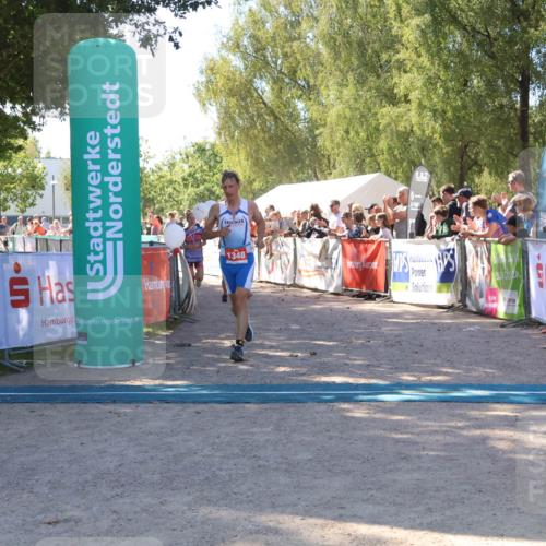 07.09.2025 - 19. Norderstedt Triathlon Zöllner http://msf.ph/oto/8778323 07.09.2025 12:29:00 Ziel 736, 1197, 1348 meine-sportfotos.de