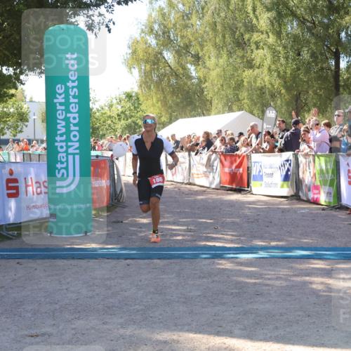 07.09.2025 - 19. Norderstedt Triathlon Zöllner http://msf.ph/oto/8778503 07.09.2025 12:30:00 Ziel 186 meine-sportfotos.de