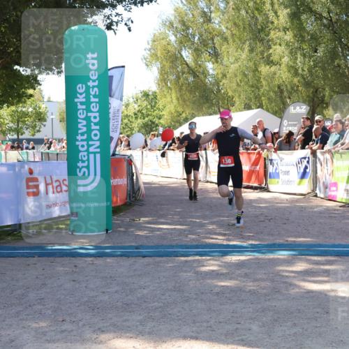 07.09.2025 - 19. Norderstedt Triathlon Zöllner http://msf.ph/oto/8779408 07.09.2025 12:38:29 Ziel 136, 859 meine-sportfotos.de