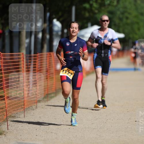 07.09.2025 - 19. Norderstedt Triathlon Michael Strokosch http://msf.ph/oto/8799323 07.09.2025 11:59:34 Laufen 296, 1177 meine-sportfotos.de