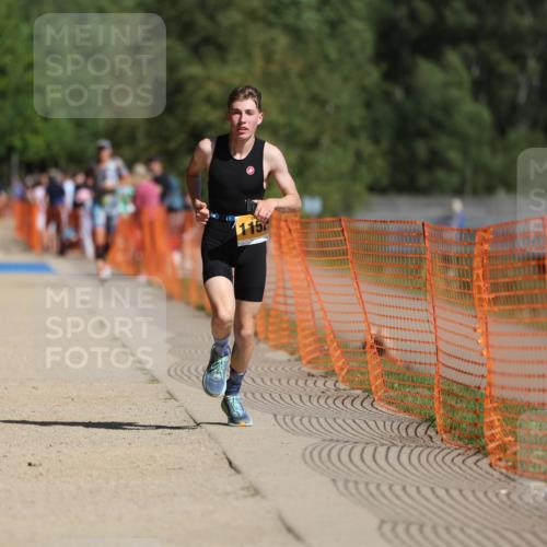 07.09.2025 - 19. Norderstedt Triathlon Michael Strokosch http://msf.ph/oto/8800347 07.09.2025 12:00:57 Laufen 284, 1152 meine-sportfotos.de