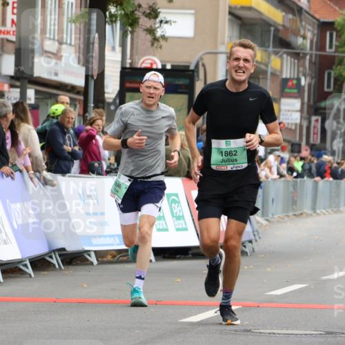 21.09.2025 - PSD Bank Halbmarathon Strokosch-Dieckow http://msf.ph/oto/8943966 21.09.2025 11:21:00 Ziel 1835, 1837, 1846, 1862 meine-sportfotos.de