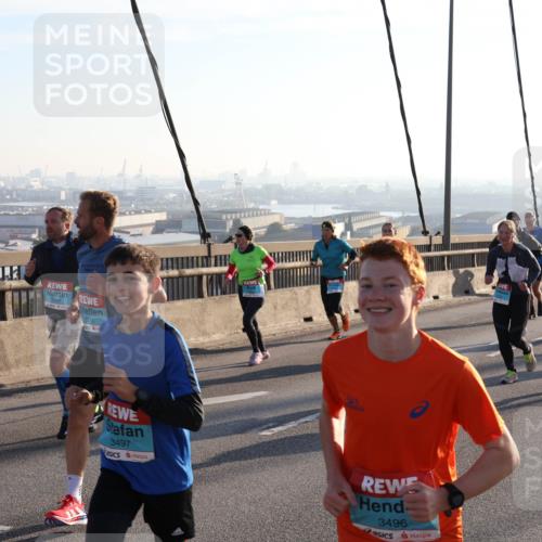03.10.2025 - Köhlbrandbrückenlauf Julia Fischer http://msf.ph/oto/9001346 03.10.2025 09:23:56 Position 1 3710, 3497, 3496 meine-sportfotos.de