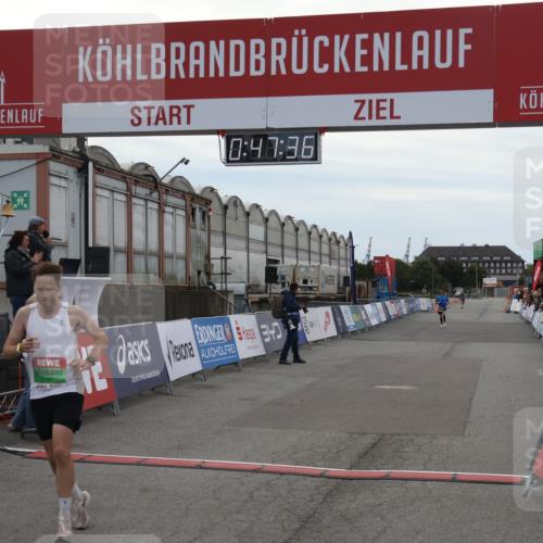 03.10.2025 - Köhlbrandbrückenlauf Julia Fischer http://msf.ph/oto/9022445 03.10.2025 15:47:36 Ziel 8787 meine-sportfotos.de