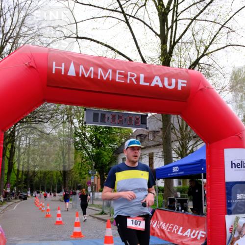 19.04.2026 - Hammer Lauf Tim E. http://msf.ph/oto/9535613 19.04.2026 10:47:17 Ziel 107, 180, 330, 628, 1852 meine-sportfotos.de