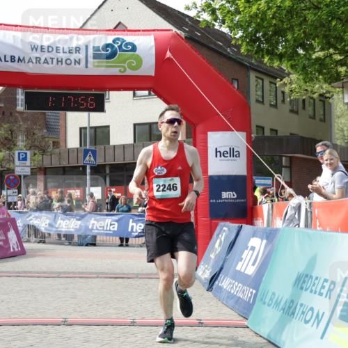 10.05.2026 - 8. Wedeler Halbmarathon Yannick Fuchs http://msf.ph/oto/9699734 10.05.2026 11:17:55 Ziel 774, 2246 meine-sportfotos.de