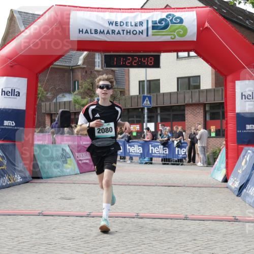 10.05.2026 - 8. Wedeler Halbmarathon Yannick Fuchs http://msf.ph/oto/9700603 10.05.2026 11:22:46 Ziel 684, 2080 meine-sportfotos.de