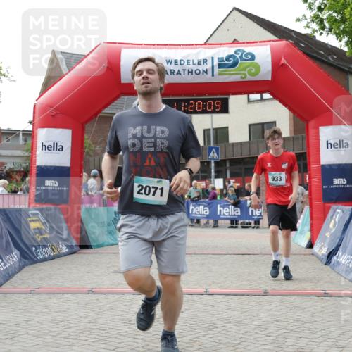 10.05.2026 - 8. Wedeler Halbmarathon Yannick Fuchs http://msf.ph/oto/9713295 10.05.2026 11:28:07 Ziel 855, 933, 2071, 2211 meine-sportfotos.de