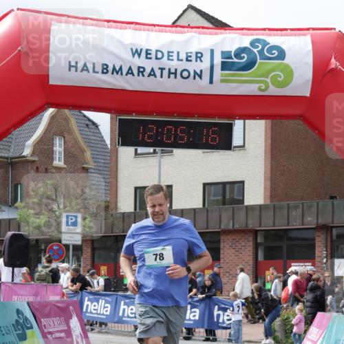 10.05.2026 - 8. Wedeler Halbmarathon Yannick Fuchs http://msf.ph/oto/9724736 10.05.2026 12:05:14 Ziel 78 meine-sportfotos.de