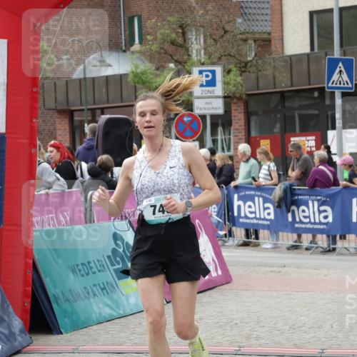 10.05.2026 - 8. Wedeler Halbmarathon Yannick Fuchs http://msf.ph/oto/9724757 10.05.2026 11:37:35 Ziel 745, 1046 meine-sportfotos.de