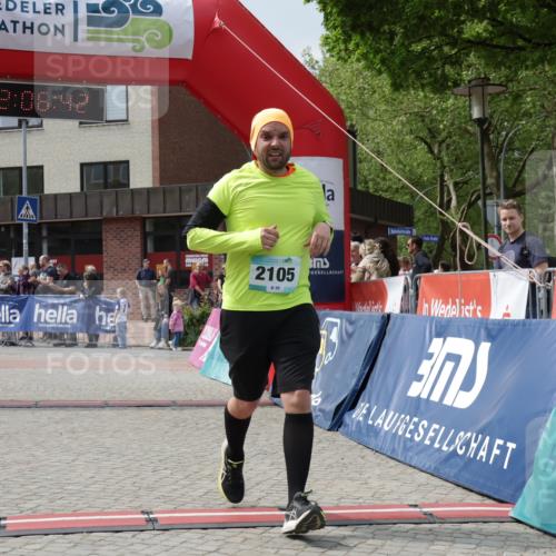 10.05.2026 - 8. Wedeler Halbmarathon Yannick Fuchs http://msf.ph/oto/9725305 10.05.2026 12:06:40 Ziel 495, 2105 meine-sportfotos.de