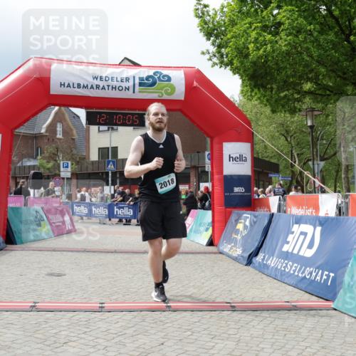 10.05.2026 - 8. Wedeler Halbmarathon Yannick Fuchs http://msf.ph/oto/9727047 10.05.2026 12:10:03 Ziel 2018 meine-sportfotos.de