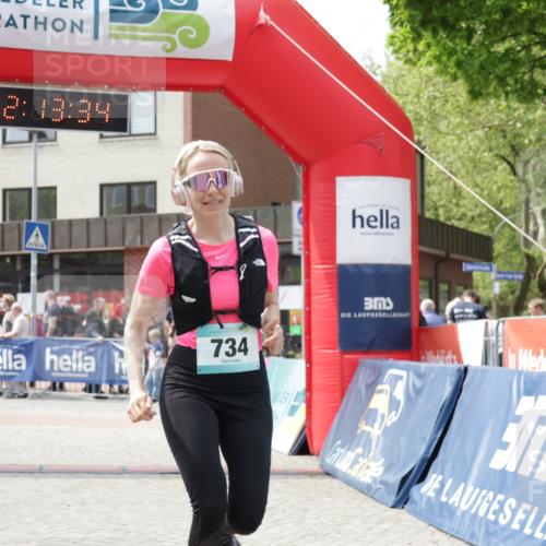 10.05.2026 - 8. Wedeler Halbmarathon Yannick Fuchs http://msf.ph/oto/9728545 10.05.2026 12:13:32 Ziel 734 meine-sportfotos.de