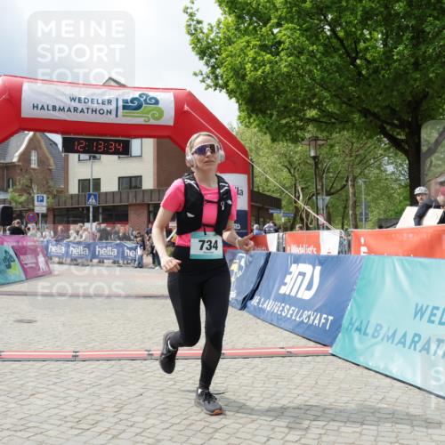 10.05.2026 - 8. Wedeler Halbmarathon Yannick Fuchs http://msf.ph/oto/9728554 10.05.2026 12:13:32 Ziel 734 meine-sportfotos.de