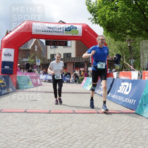 10.05.2026 - 8. Wedeler Halbmarathon Yannick Fuchs http://msf.ph/oto/9728655 10.05.2026 12:13:40 Ziel 73, 703 meine-sportfotos.de