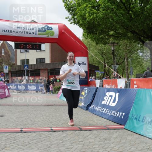 10.05.2026 - 8. Wedeler Halbmarathon Yannick Fuchs http://msf.ph/oto/9730811 10.05.2026 12:18:15 Ziel 685, 2055 meine-sportfotos.de
