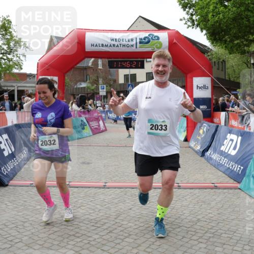 10.05.2026 - 8. Wedeler Halbmarathon Yannick Fuchs http://msf.ph/oto/9732046 10.05.2026 11:46:20 Ziel 158, 172, 605, 2032, 2033 meine-sportfotos.de
