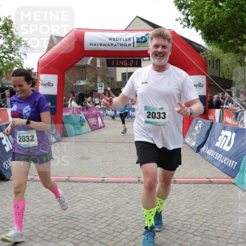 10.05.2026 - 8. Wedeler Halbmarathon Yannick Fuchs http://msf.ph/oto/9732050 10.05.2026 11:46:20 Ziel 158, 172, 605, 2032, 2033 meine-sportfotos.de