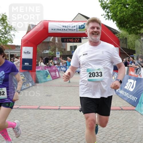 10.05.2026 - 8. Wedeler Halbmarathon Yannick Fuchs http://msf.ph/oto/9732055 10.05.2026 11:46:20 Ziel 158, 172, 605, 2032, 2033 meine-sportfotos.de