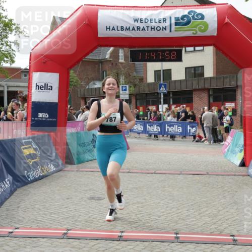 10.05.2026 - 8. Wedeler Halbmarathon Yannick Fuchs http://msf.ph/oto/9733007 10.05.2026 11:47:56 Ziel 787 meine-sportfotos.de
