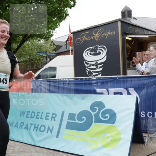 10.05.2026 - 8. Wedeler Halbmarathon Yannick Fuchs http://msf.ph/oto/9733036 10.05.2026 12:27:25 Ziel 2045 meine-sportfotos.de