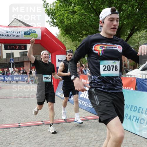 10.05.2026 - 8. Wedeler Halbmarathon Yannick Fuchs http://msf.ph/oto/9733371 10.05.2026 11:49:08 Ziel 666, 2002, 2004, 2078 meine-sportfotos.de