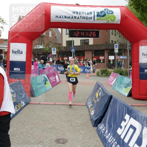 10.05.2026 - 8. Wedeler Halbmarathon Yannick Fuchs http://msf.ph/oto/9734418 10.05.2026 12:41:24 Ziel 205, 369 meine-sportfotos.de