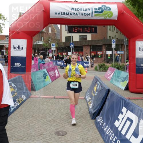 10.05.2026 - 8. Wedeler Halbmarathon Yannick Fuchs http://msf.ph/oto/9734422 10.05.2026 12:41:25 Ziel 205, 369 meine-sportfotos.de