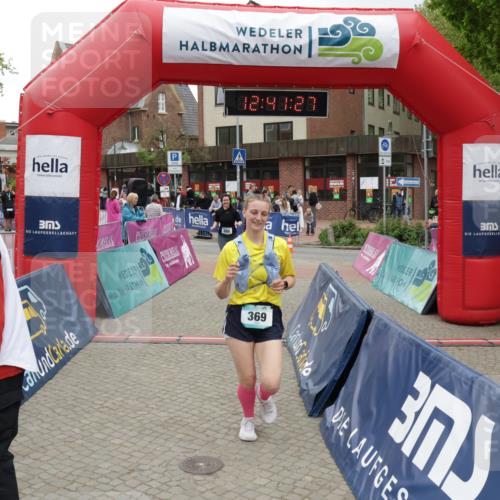 10.05.2026 - 8. Wedeler Halbmarathon Yannick Fuchs http://msf.ph/oto/9734424 10.05.2026 12:41:25 Ziel 205, 369 meine-sportfotos.de