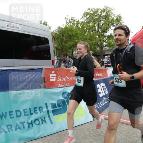 10.05.2026 - 8. Wedeler Halbmarathon Yannick Fuchs http://msf.ph/oto/9734535 10.05.2026 12:43:14 Ziel 532, 533 meine-sportfotos.de