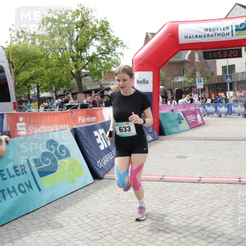 10.05.2026 - 8. Wedeler Halbmarathon Yannick Fuchs http://msf.ph/oto/9734661 10.05.2026 11:53:18 Ziel 633, 2137 meine-sportfotos.de