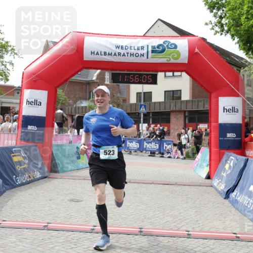 10.05.2026 - 8. Wedeler Halbmarathon Yannick Fuchs http://msf.ph/oto/9735418 10.05.2026 11:56:03 Ziel 523 meine-sportfotos.de