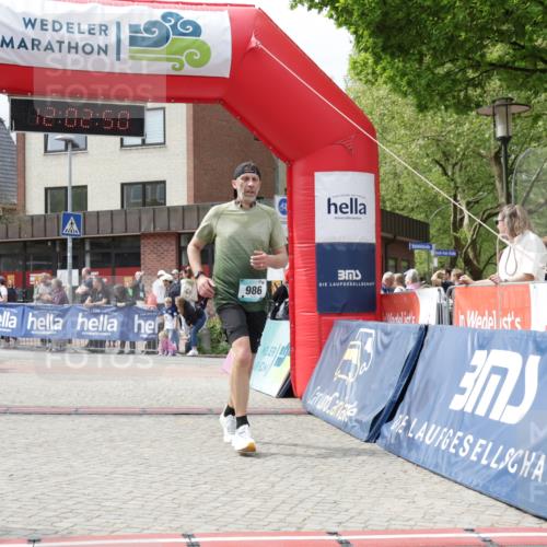 10.05.2026 - 8. Wedeler Halbmarathon Yannick Fuchs http://msf.ph/oto/9736467 10.05.2026 12:02:48 Ziel 813, 986 meine-sportfotos.de