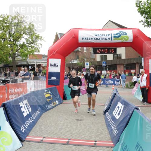 10.05.2026 - 8. Wedeler Halbmarathon Yannick Fuchs http://msf.ph/oto/9736700 10.05.2026 12:43:13 Ziel 12, 43, 35, 533, 532, 30, 7, 532, 533 meine-sportfotos.de