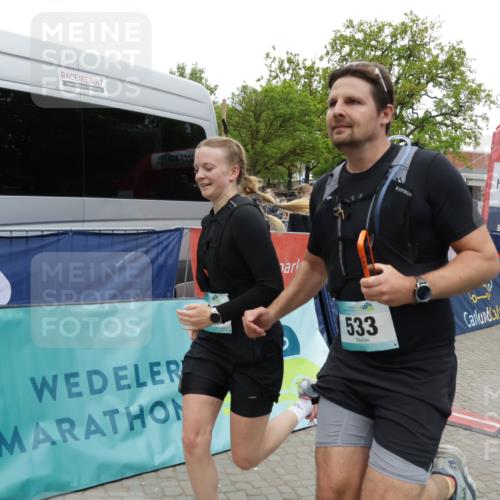 10.05.2026 - 8. Wedeler Halbmarathon Yannick Fuchs http://msf.ph/oto/9736708 10.05.2026 12:43:14 Ziel 533, 99197, 532, 533 meine-sportfotos.de