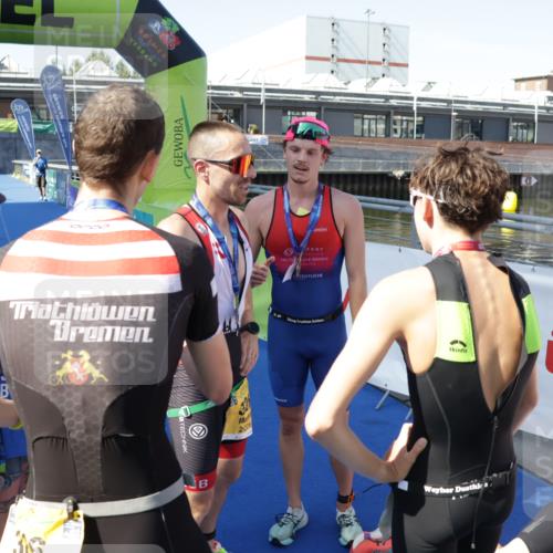09.08.2026 - GEWOBA Citytriathlon Bremen Yannick Fuchs http://msf.ph/oto/9932111 09.08.2026 11:02:46 Ziel  meine-sportfotos.de