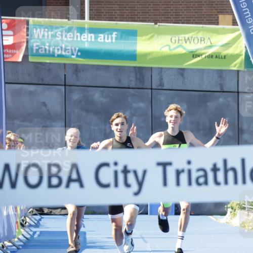 09.08.2026 - GEWOBA Citytriathlon Bremen Yannick Fuchs http://msf.ph/oto/9932327 09.08.2026 11:13:06 Ziel 231 meine-sportfotos.de