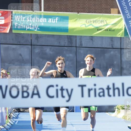 09.08.2026 - GEWOBA Citytriathlon Bremen Yannick Fuchs http://msf.ph/oto/9932329 09.08.2026 11:13:06 Ziel 231 meine-sportfotos.de