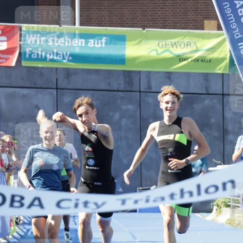 09.08.2026 - GEWOBA Citytriathlon Bremen Yannick Fuchs http://msf.ph/oto/9932334 09.08.2026 11:13:07 Ziel 231, 378 meine-sportfotos.de