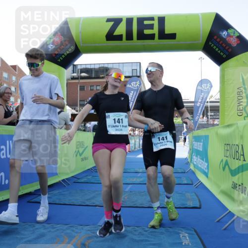 09.08.2026 - GEWOBA Citytriathlon Bremen Yannick Fuchs http://msf.ph/oto/9933699 09.08.2026 11:28:45 Ziel 141 meine-sportfotos.de