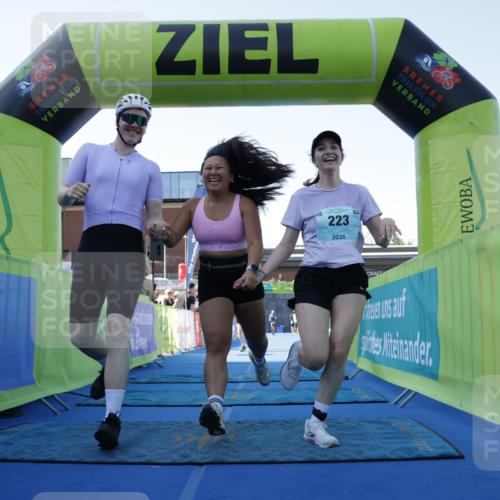 09.08.2026 - GEWOBA Citytriathlon Bremen Yannick Fuchs http://msf.ph/oto/9934743 09.08.2026 11:36:49 Ziel 223, 313 meine-sportfotos.de